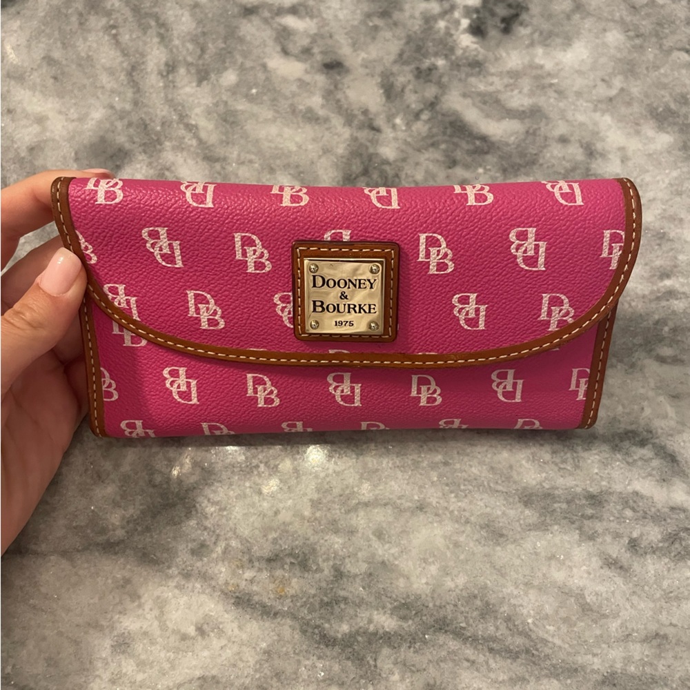 Dooney & Bourke Monogram Leather Wallet